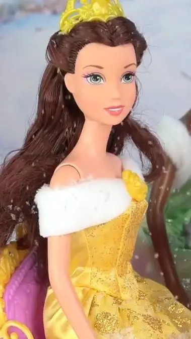 ai character: princess belle  background