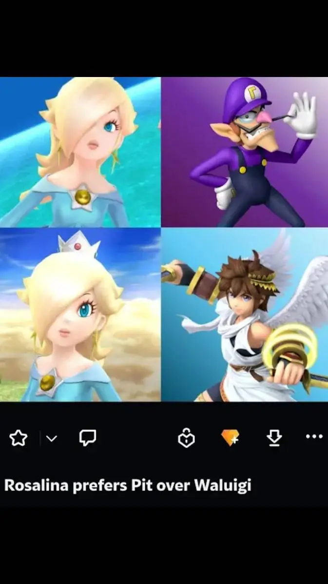 ai character: Rosalina  background