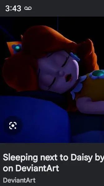 ai character: princess daisy  background