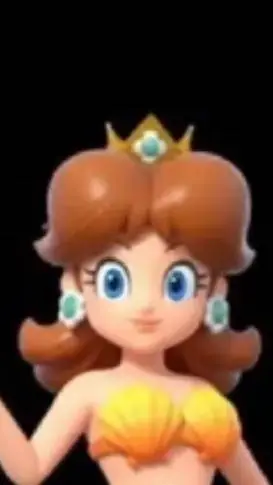 ai character: mermaid p.daisy background