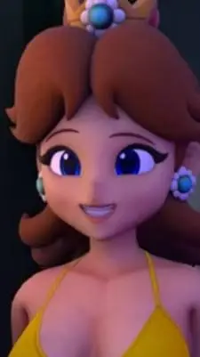 ai character: princess daisy  background