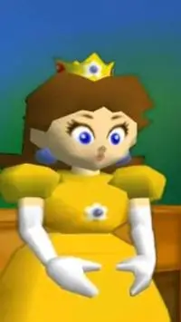 ai character: princess daisy  background
