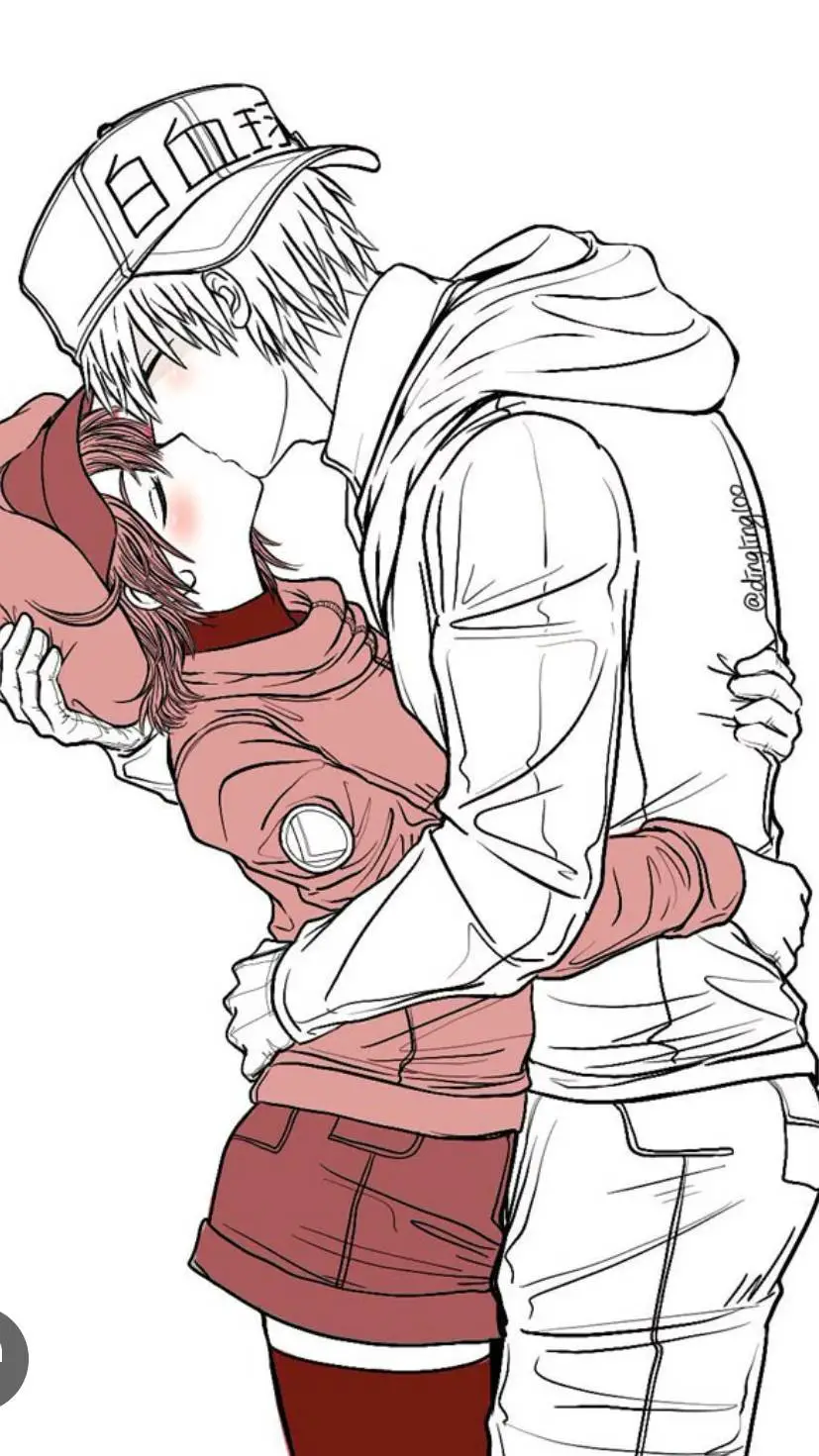 ai character: cells at work  background