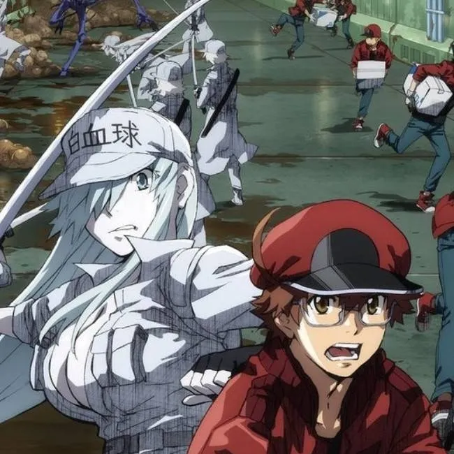 chat with ai character: cells at work 