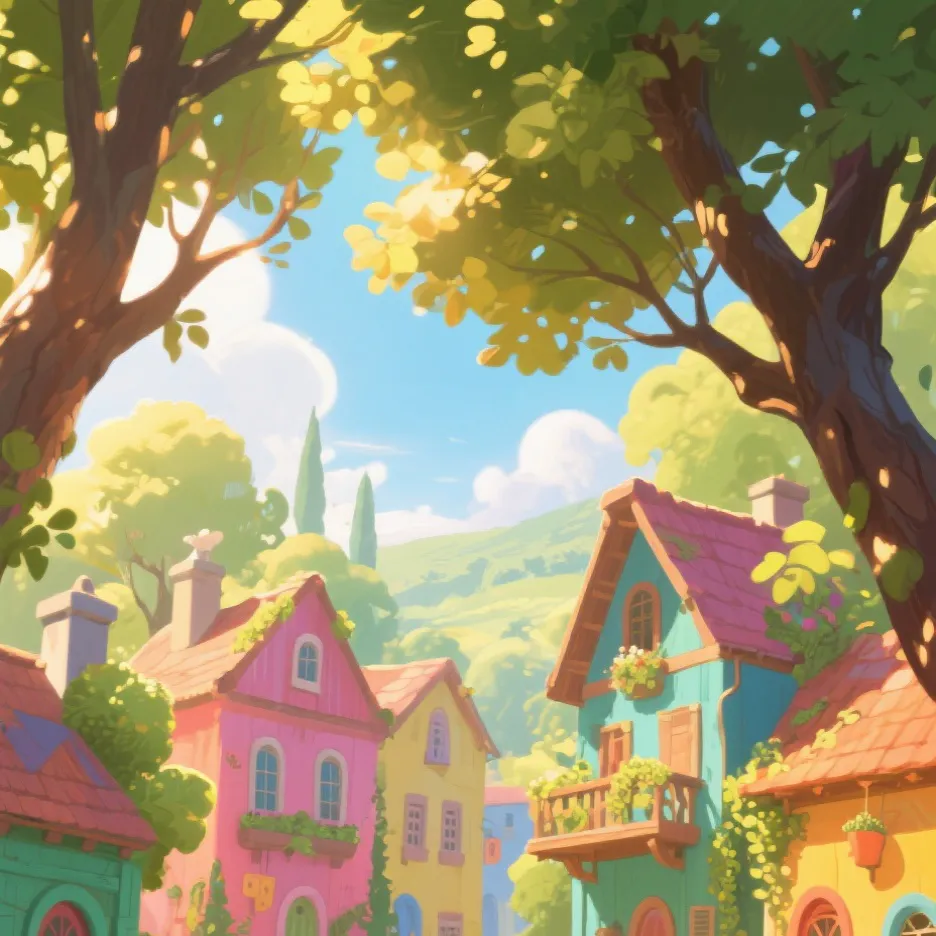 chat with ai character: cat village