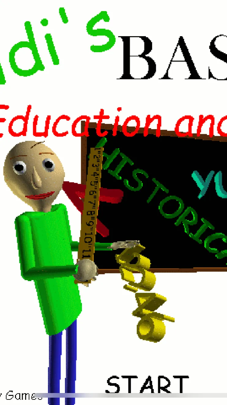 ai character: baldi background