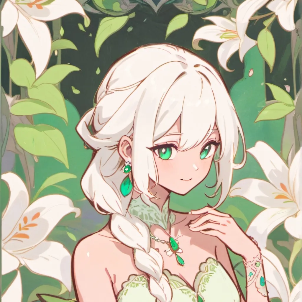 chat with ai character: White lily