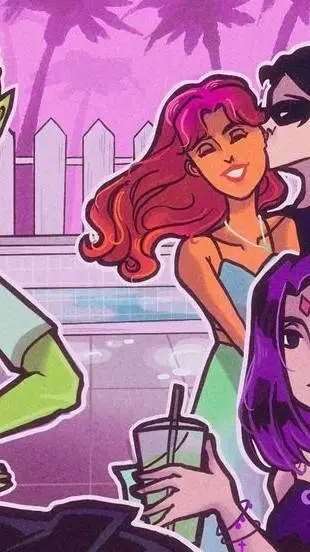 ai character: teen titans  background