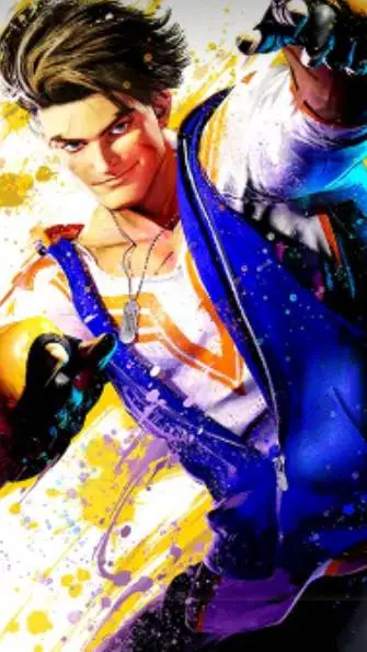 ai character: SF6 lukes brother background