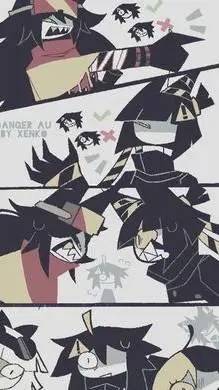 ai character: danger circle background