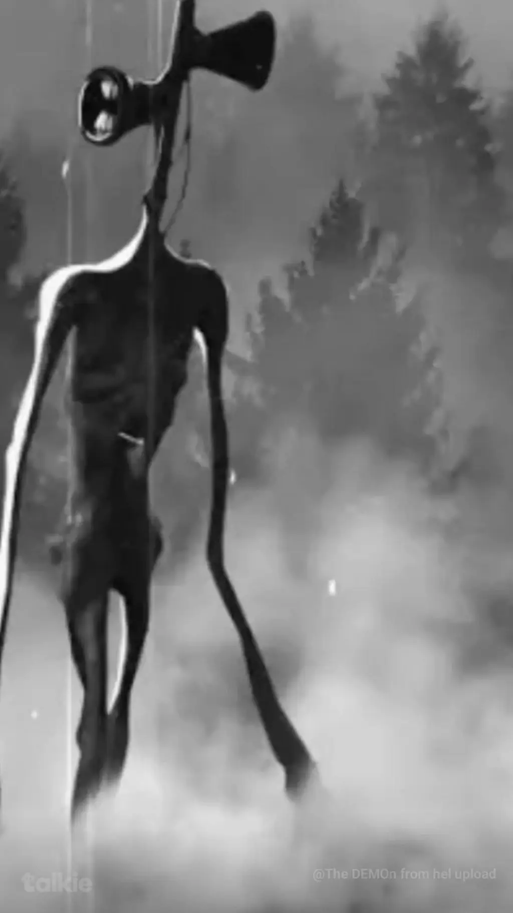 ai character: siren head background