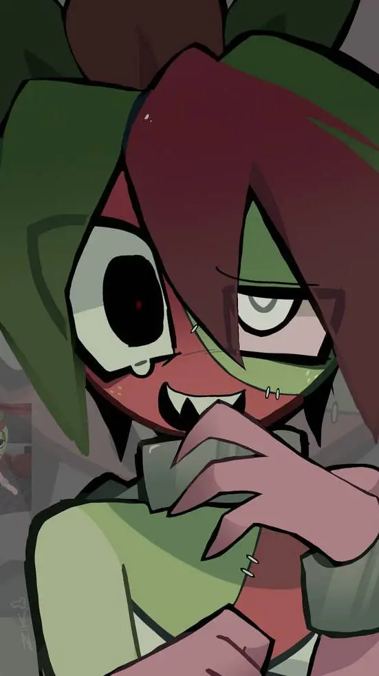 ai character: Sprout zombie background