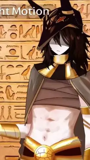 ai character: azure faraón background