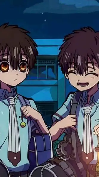 ai character: Hanako y Tsukasa background