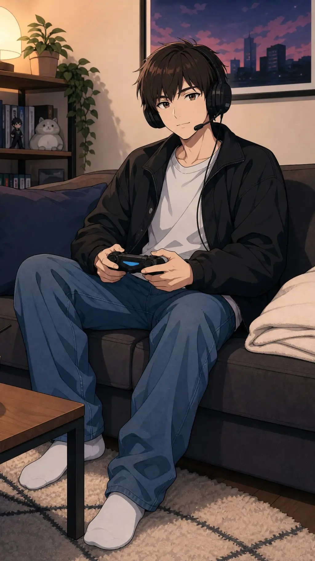 ai character: Jason Neldon  background