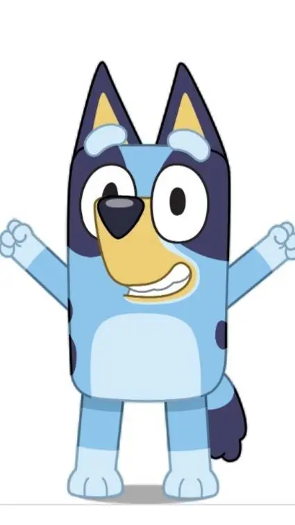 ai character: Bluey background