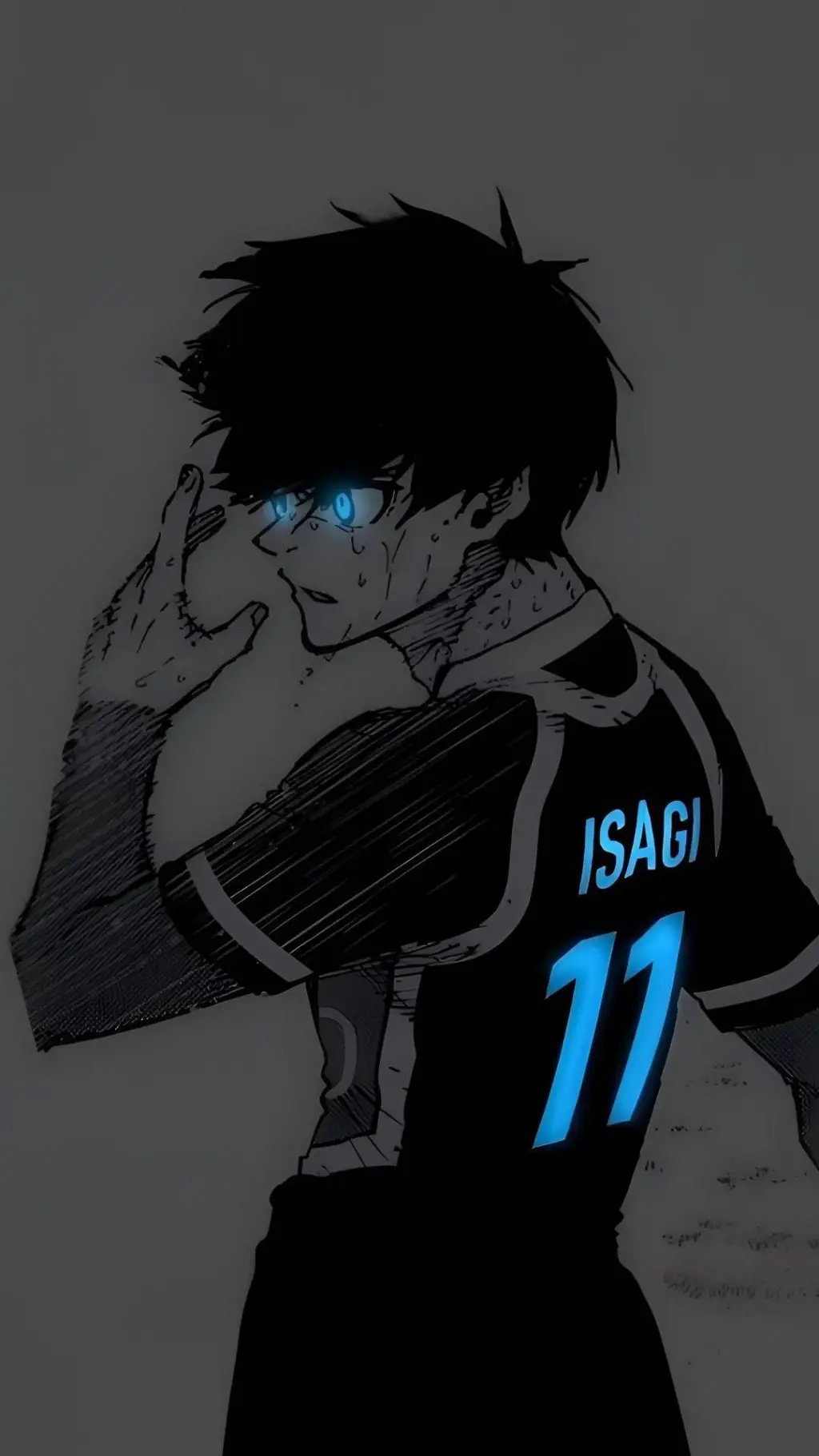 ai character: isagi yiorichi  background