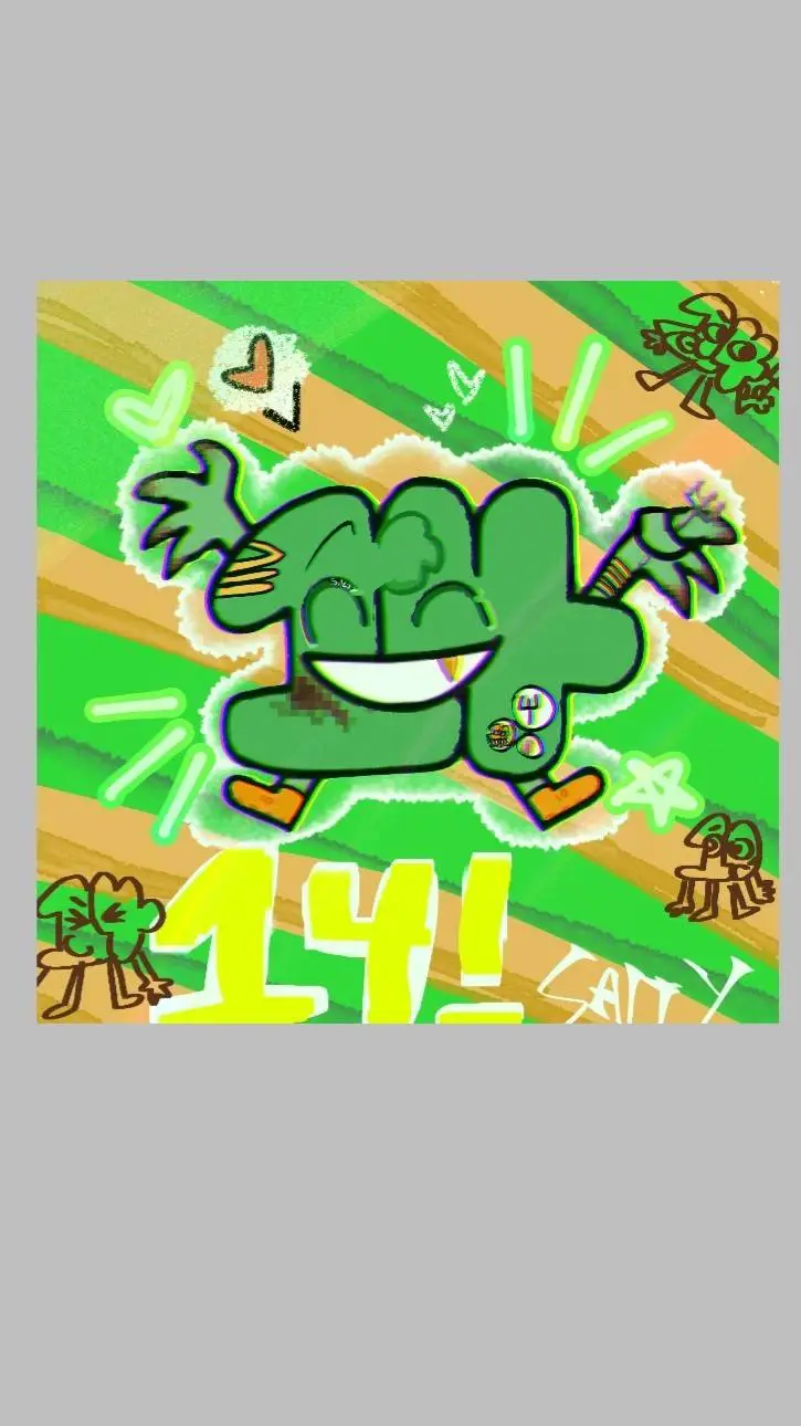 ai character: _☆!Fourteen!☆_ background