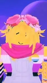 ai character: Peachy Bloom :3 background