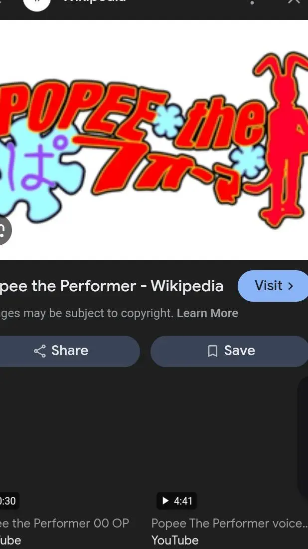 ai character: popee the performe background