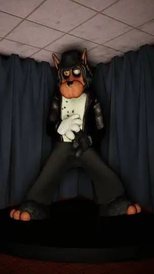 ai character: Chuck-E-Cheese background