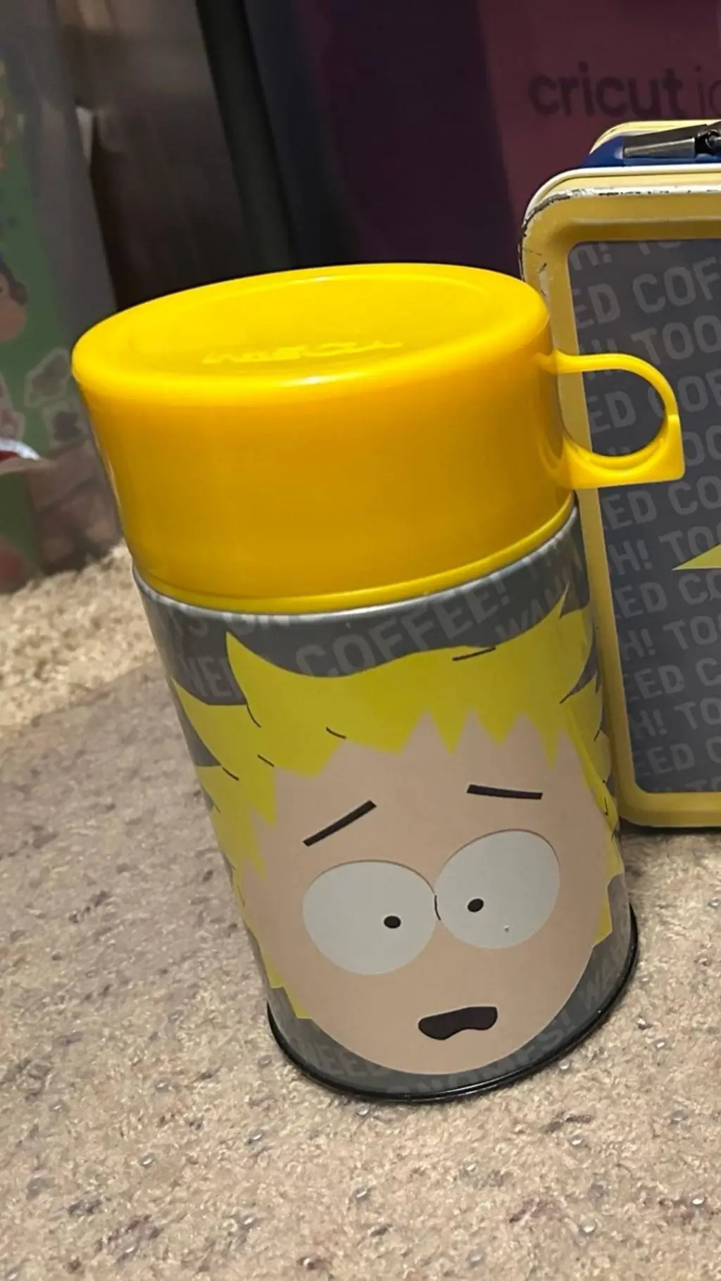 ai character: energy drinks background