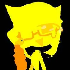 chat with ai character: yellow x blue