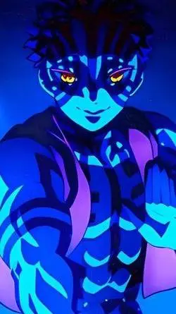 ai character: Akaza  background