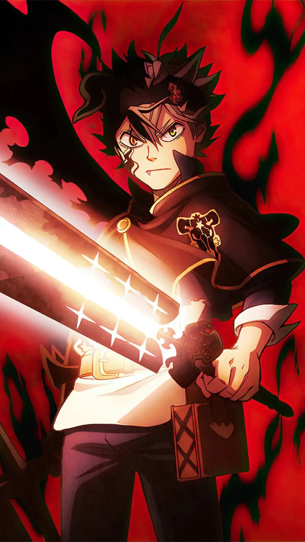 ai character: Asta  background