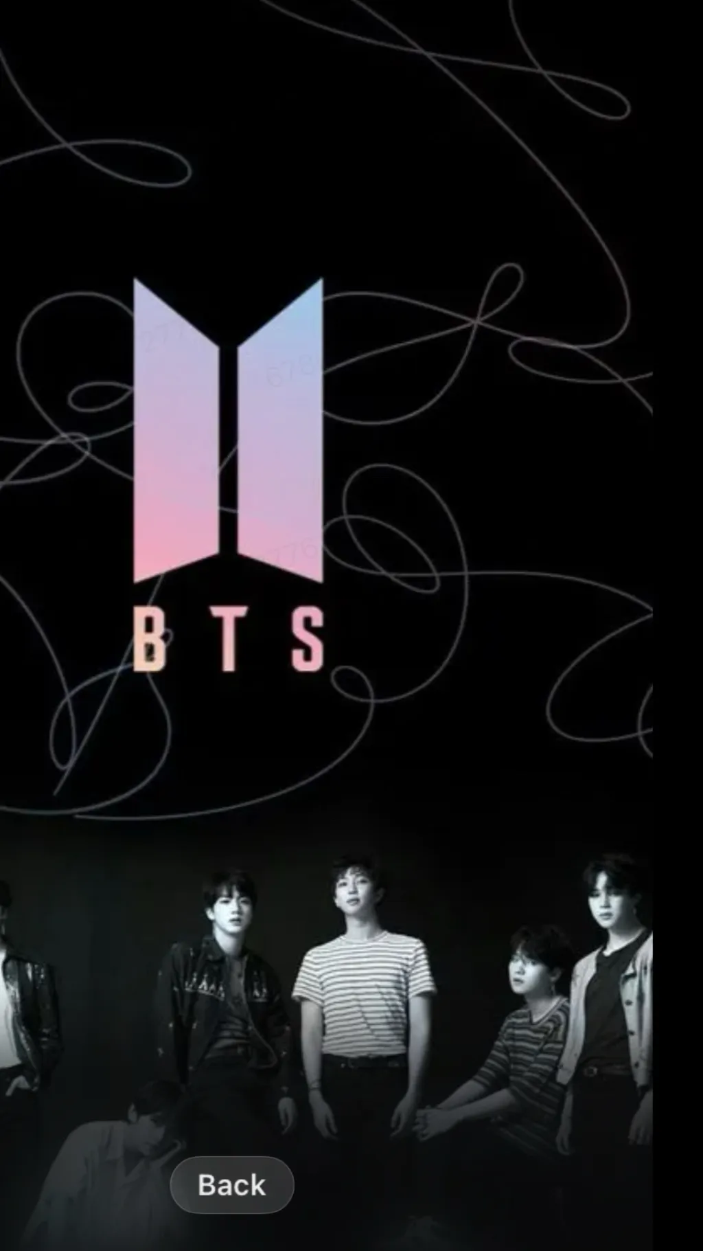 ai character: 💜ᗷTS⟭⟬💜 background