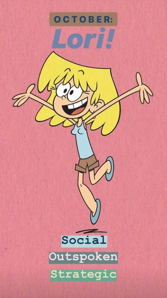 ai character: Lori Loud  background