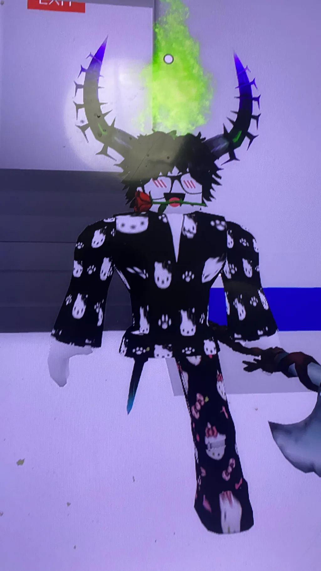 ai character: My brookhaven fit background