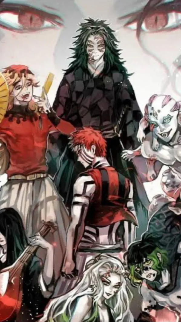 ai character: ¿Akaza? background