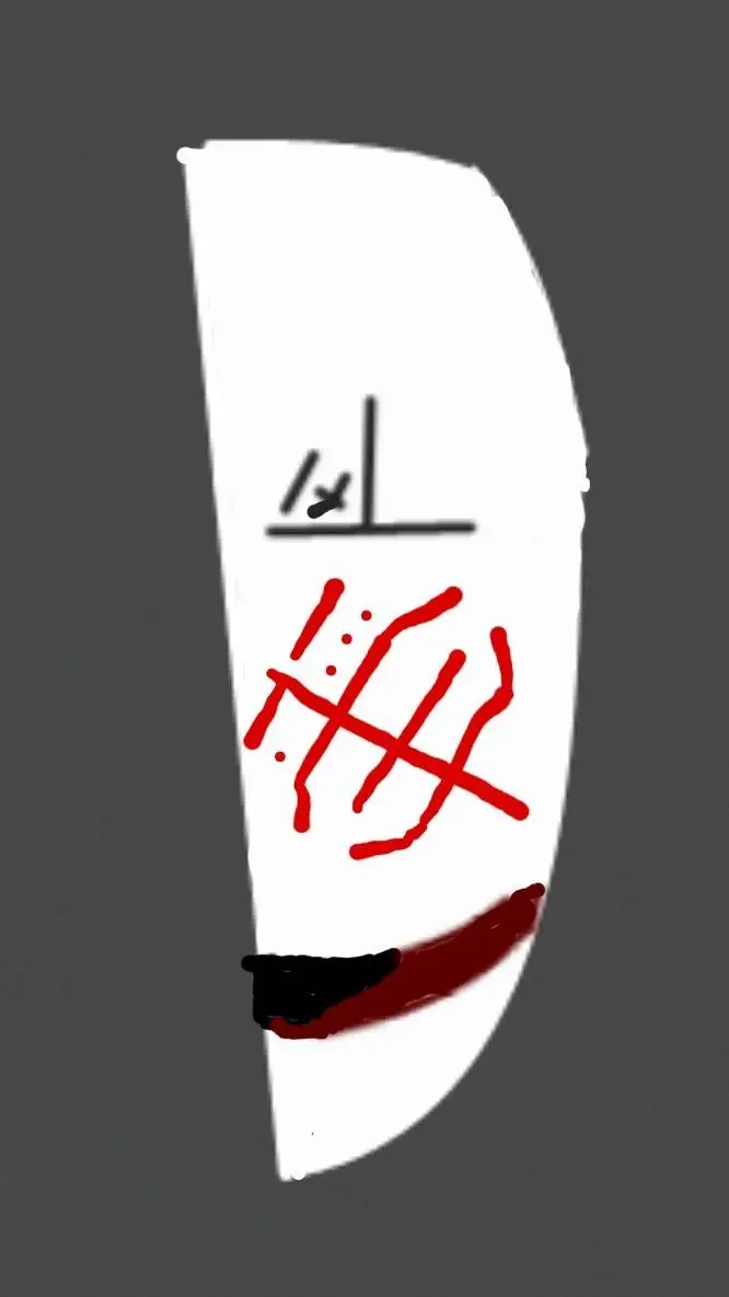 ai character: evil mask  background