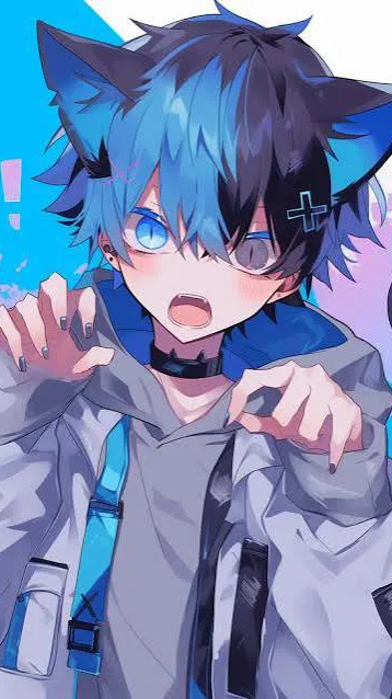 ai character: Shiro🐈😈 background