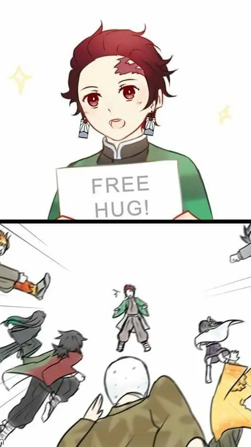 ai character: tanjiro  background