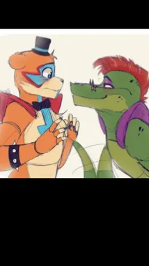 ai character: Monty x Fredy fnaf background