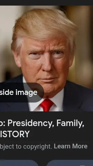 ai character: Donald Trump  background