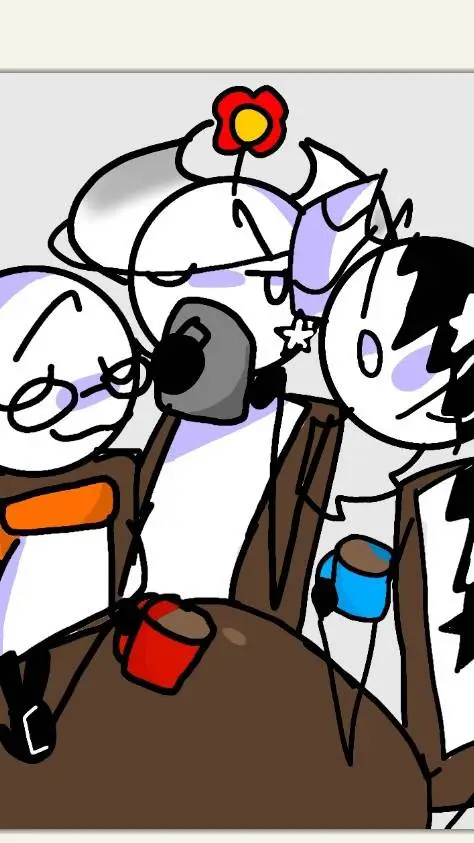 ai character: MEET MY GANG!!! background