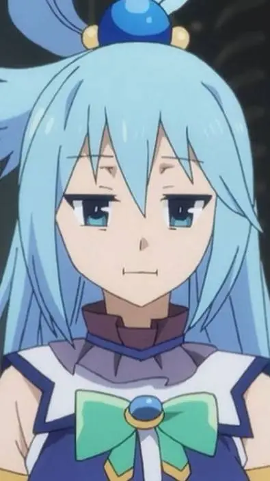 ai character: Aqua background