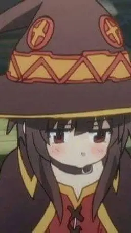 ai character: Megumin  background