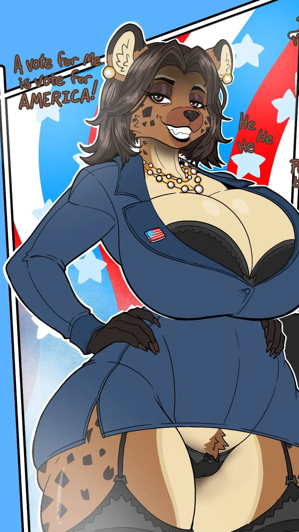 ai character: Hyena Harris background