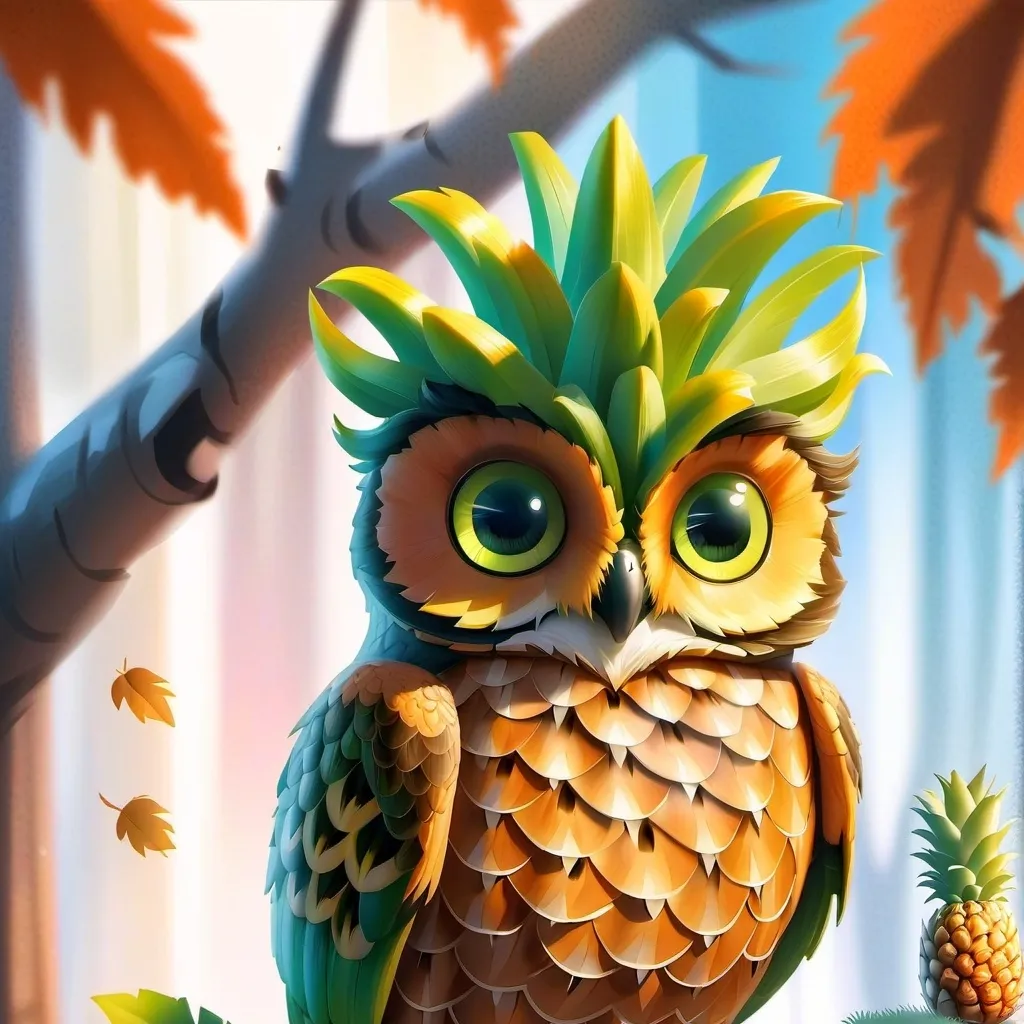 chat with ai character: Pineapple owl🍍🦉