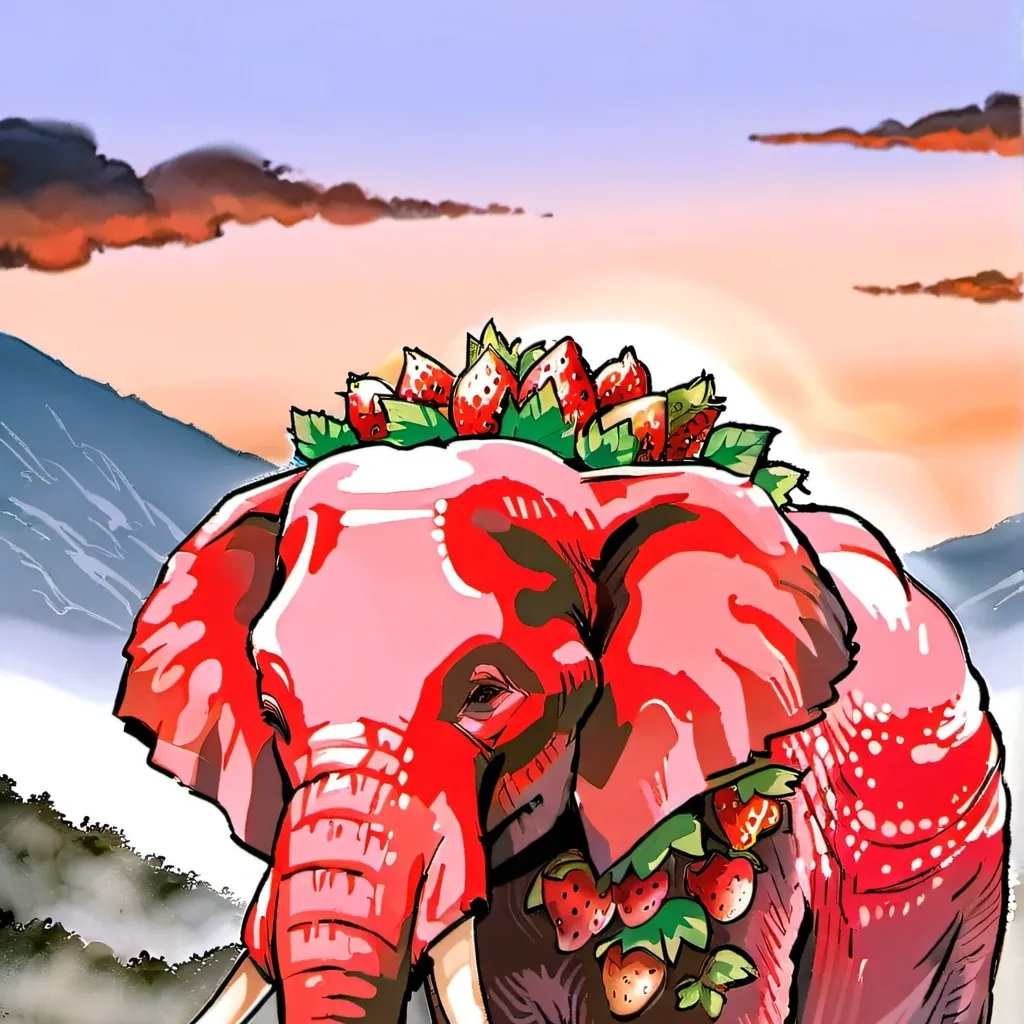 chat with ai character: STRAWBERRY ELEPHAN
