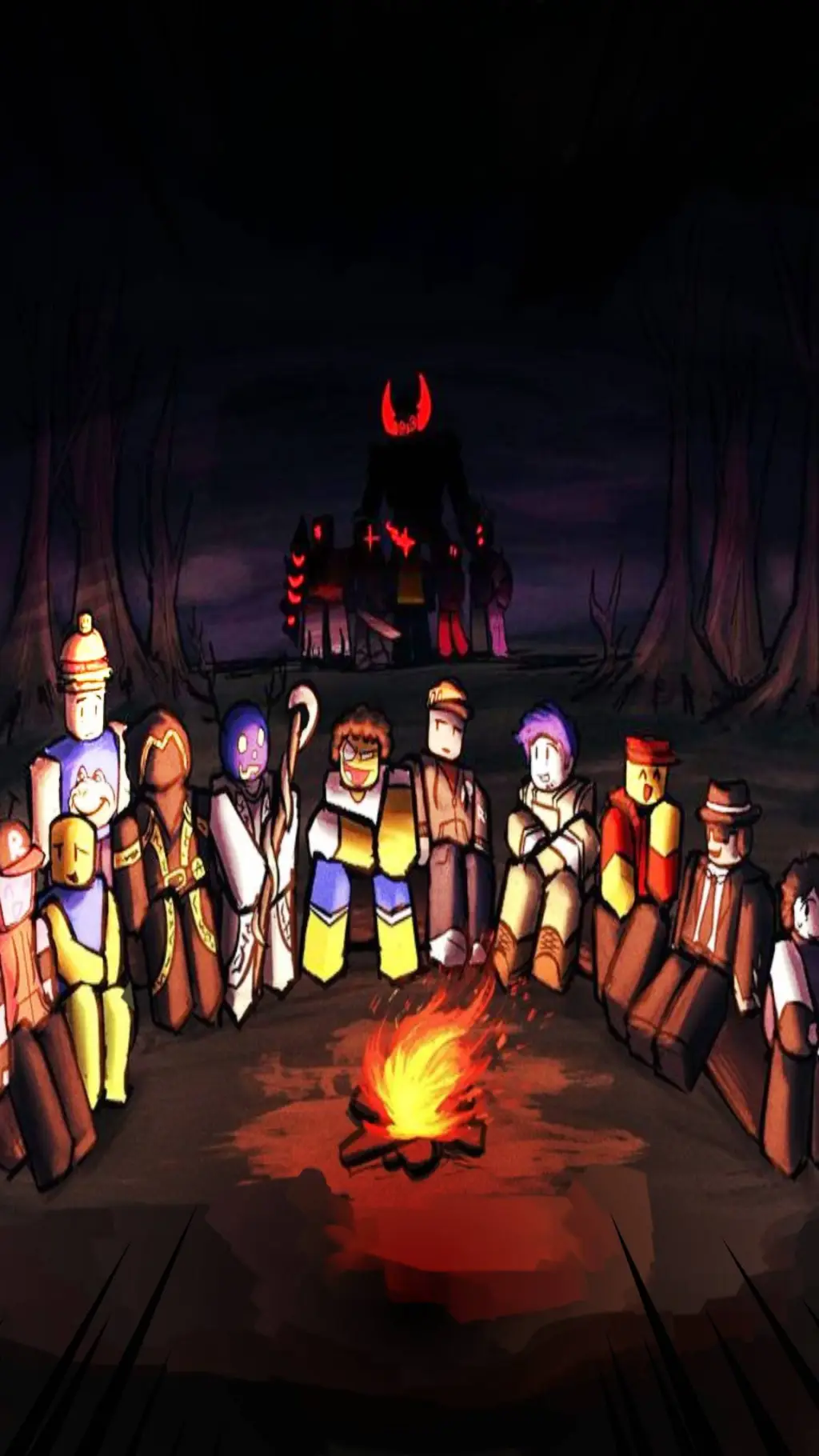 ai character: FORSAKEN!!!  background