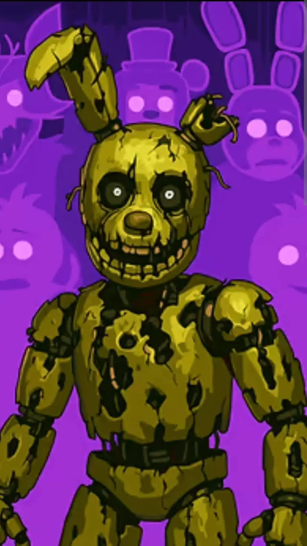 ai character: Sc, Nc in Fnaf background
