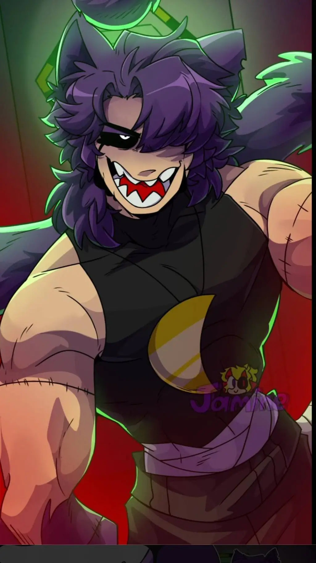 ai character: Catnap X (u choose background