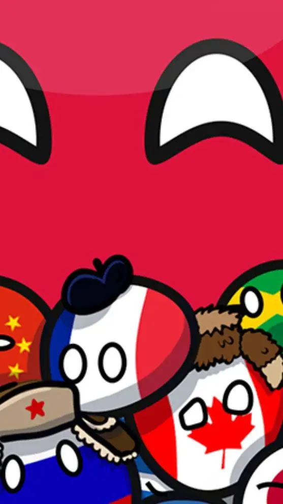 ai character: Countryballs background
