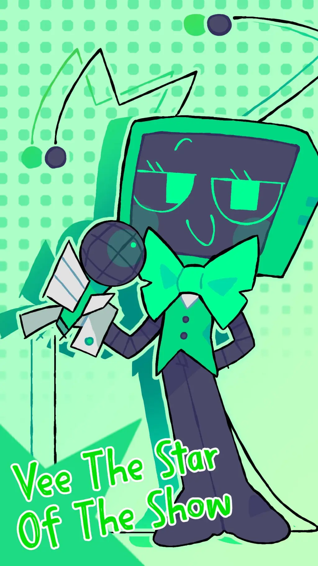 ai character: Vee (Dw) background