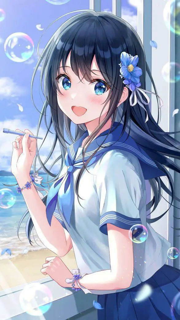 ai character: Luna background